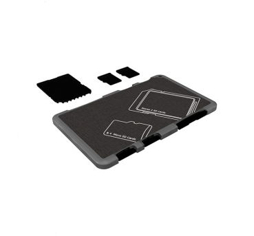 Speicherkartenhalter für 2 SD-Karten + 4 Micro-SD-Karten